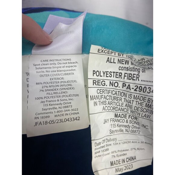 Disney Stitch Decorative Throw Pillow 12 x 12‎ By Jay Franco & Sons - Picture 4 of 6